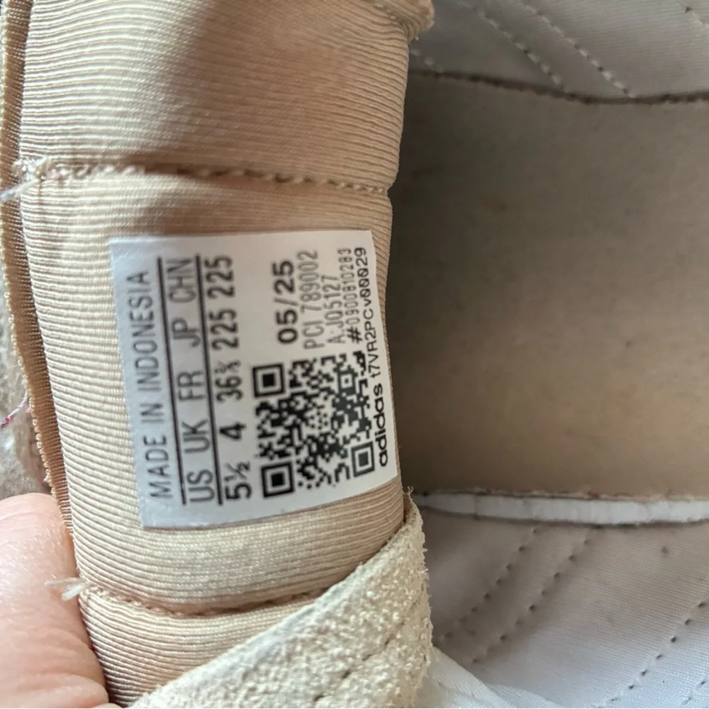adidas Beige and Black Platform Sneakers - Picture 5 of 5